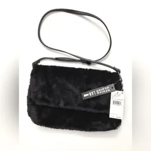 Design Lab Lord Taylor Bags Nwt Design Lab Lord Taylor Faux Fur Bag Poshmark